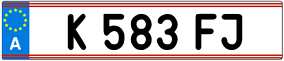 Truck License Plate